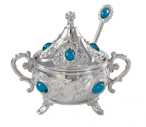 Circle Sugar Bowl with Cover 135 4 Circle Sugar Bowl with Cover 135 - Image 4