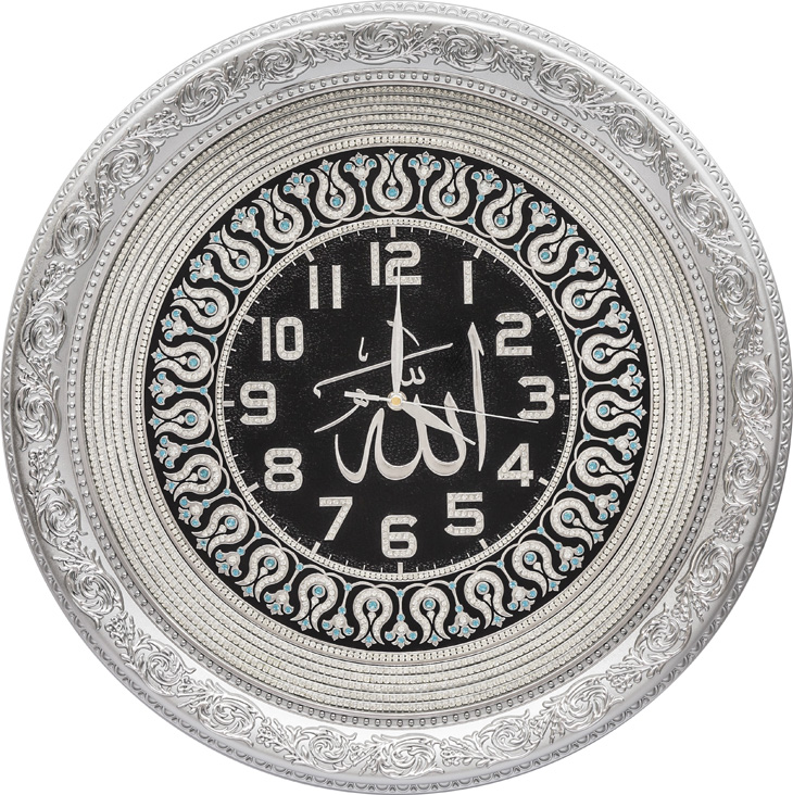Clock with Tulip (Circle) 2 Clock with Tulip (Circle) - Image 2