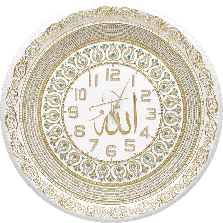 Clock with Tulip (Circle) 3 Clock with Tulip (Circle) - Image 3